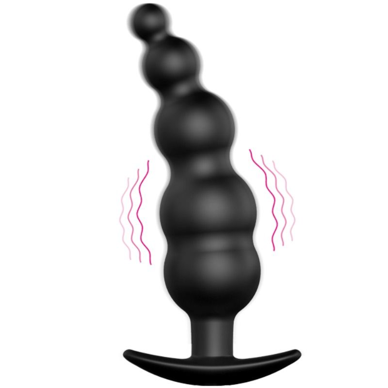 Plug anal en silicone à stimulation extra et 12 modes de vibration — PRETTY LOVE BOTTOM