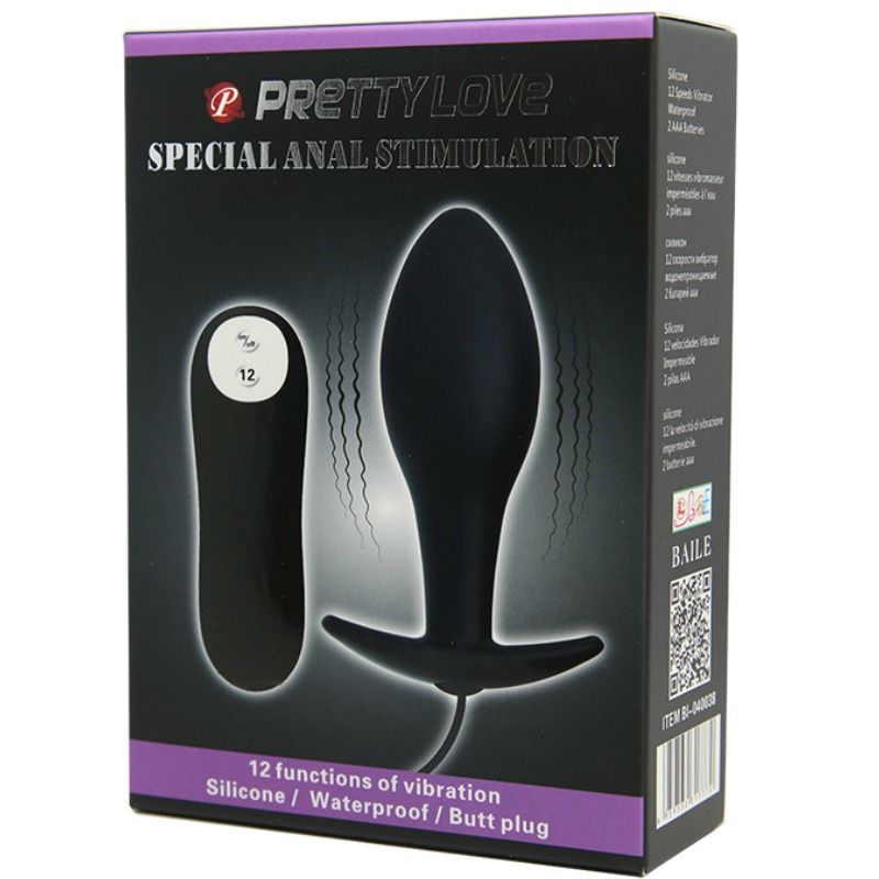 Plug anal vibrant en silicone forme d'ancre 12 modes — PRETTY LOVE PARTY UP