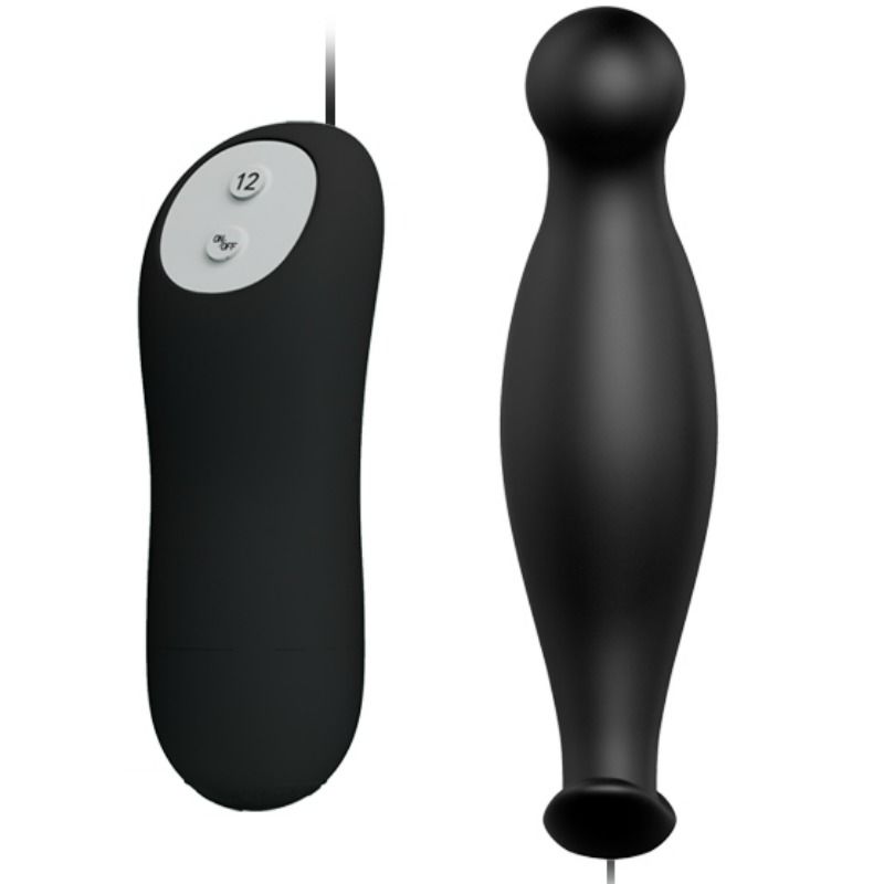Plug anal vibrant en silicone — PRETTY LOVE