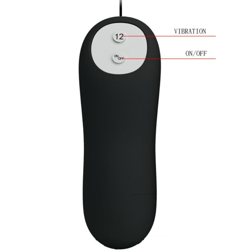 Plug anal vibrant en silicone — PRETTY LOVE