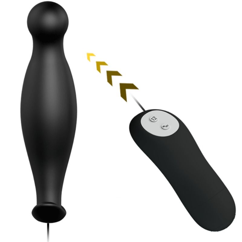 Plug anal vibrant en silicone — PRETTY LOVE