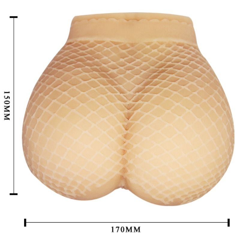 Masturbateur réaliste vagin et anus vibrant avec balles et télécommande — BAILE FOR HIM