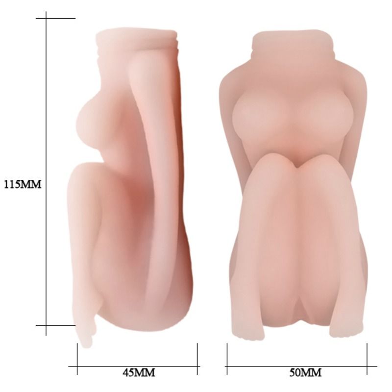 Mini masturbateur réaliste à texture vaginale — BAILE FOR HIM