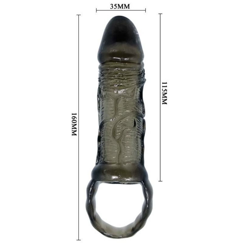 Gaine d'extension du pénis avec sangle pour testicules 11,5 cm — BAILE FOR HIM