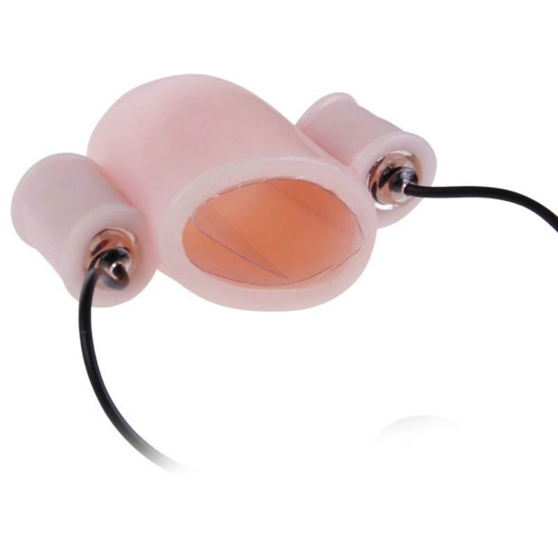 Couvre-pénis vibrant double avec balles réglables — Baile for Him
