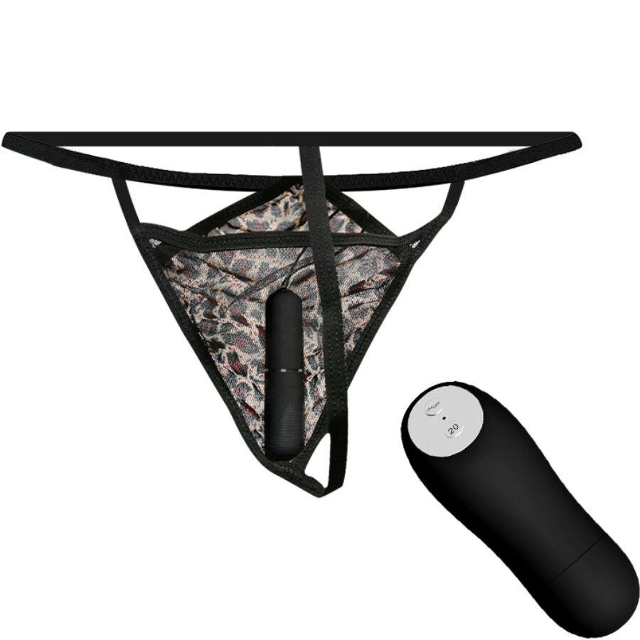 String vibrant télécommandé avec stimulateur clitoridien — BAILE STIMULATING