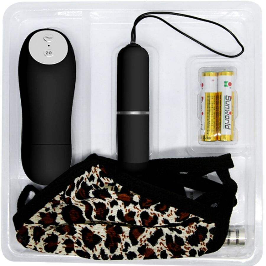 String vibrant télécommandé avec stimulateur clitoridien — BAILE STIMULATING