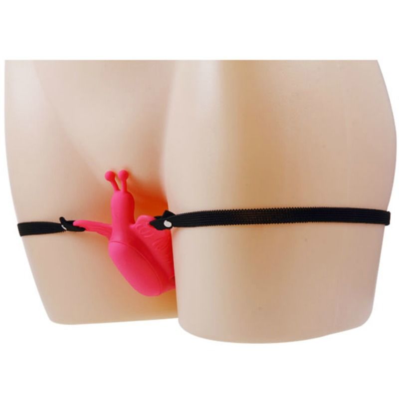 Harnais papillon vibrant avec mini gode — BAILE STIMULATING