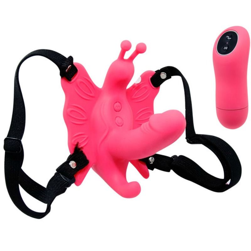 Harnais papillon vibrant télécommandé — BAILE STIMULATING