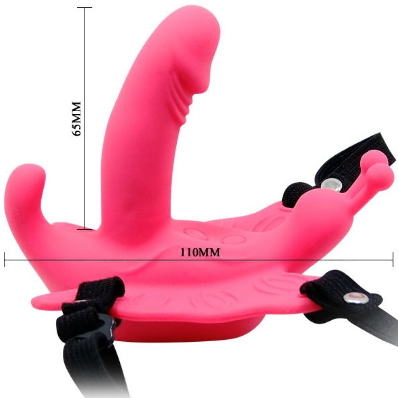 Harnais papillon vibrant télécommandé — BAILE STIMULATING