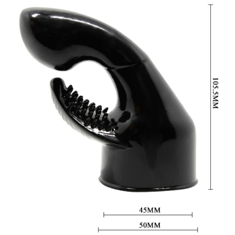 Tête interchangeable double stimulation point G et clitoris — BAILE POWER HEAD