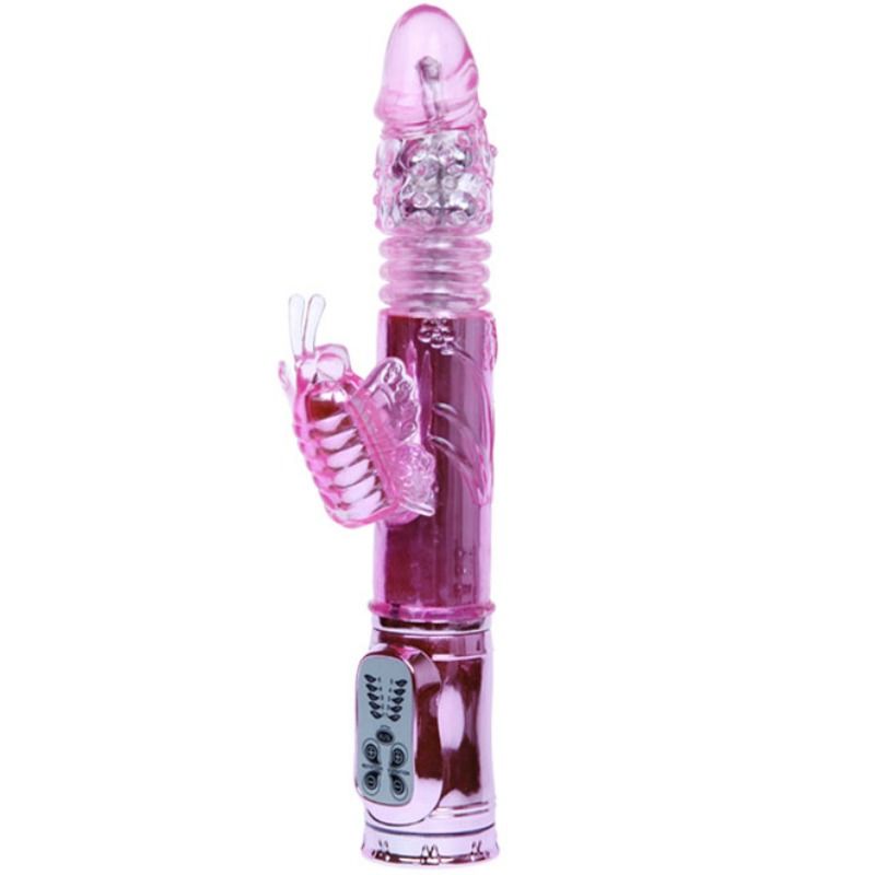 Vibromasseur papillon rotatif à double stimulation — BAILE ROTATIONS