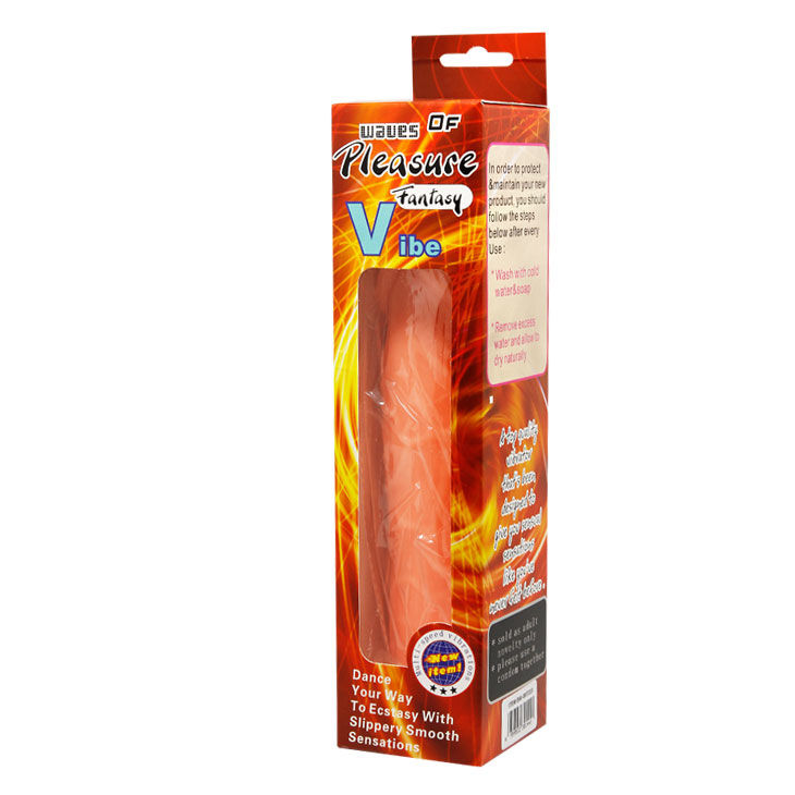 Gode réaliste veiné 19.8 cm couleur naturelle — BAILE DILDOS