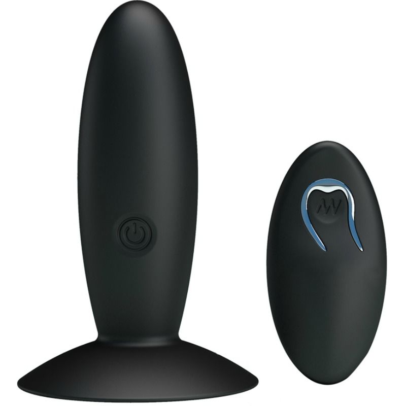 Plug anal rechargeable vibrant avec télécommande — PRETTY LOVE BOTTOM