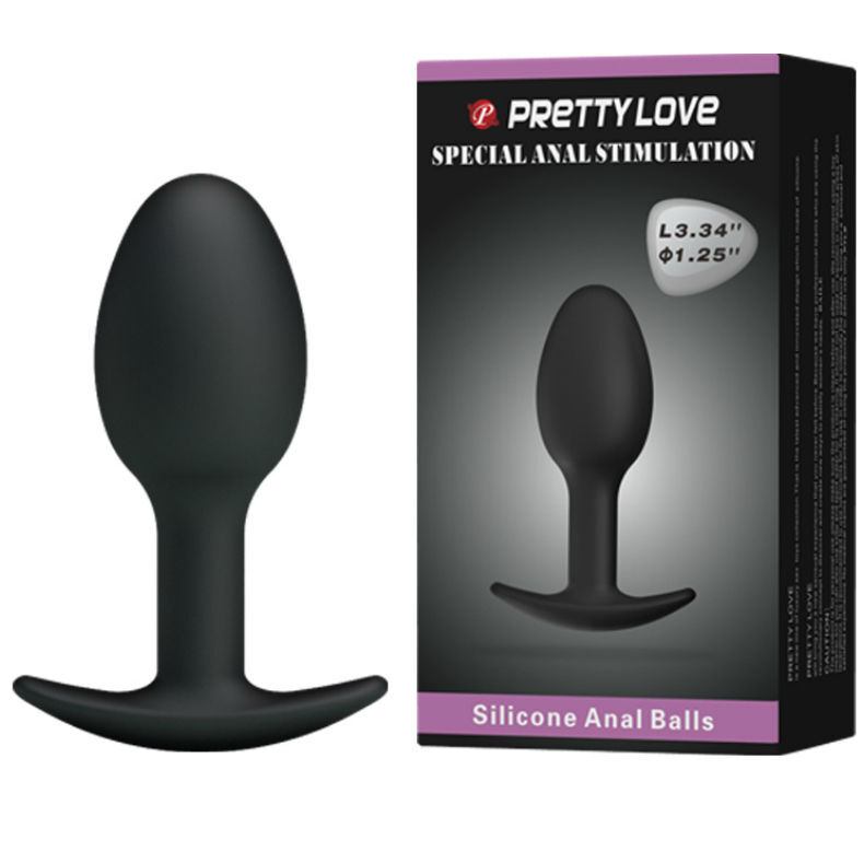 Plug anal ergonomique avec boule mobile — PRETTY LOVE BOTTOM