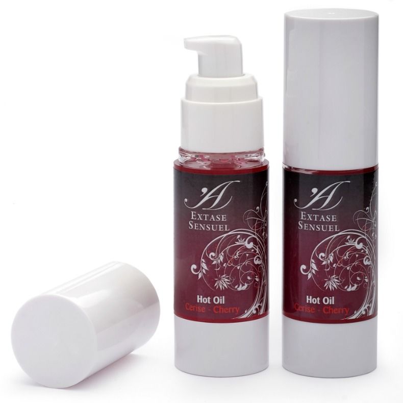 Huile stimulante à effet chaud cerise — EXTASE SENSUAL