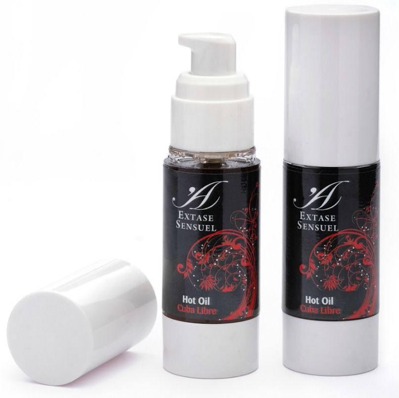 Huile de massage stimulante effet chaleur — EXTASE SENSUAL