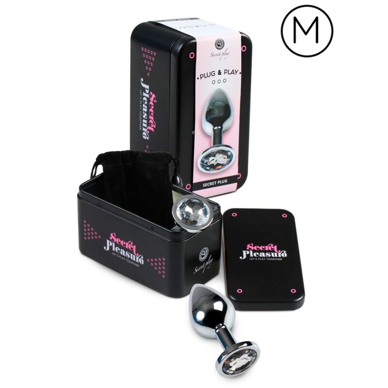 Plug anal en aluminium thermosensible — SECRETPLAY TOYS