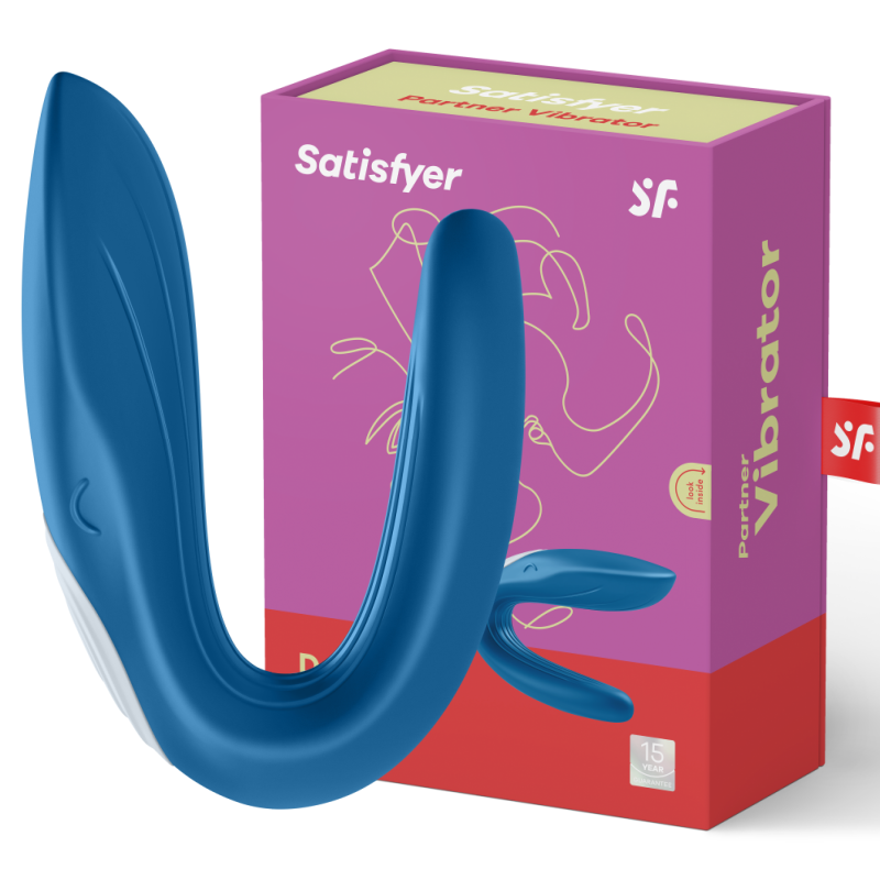 Vibromasseur partenaire duo ergonomique — SATISFYER PARTNER