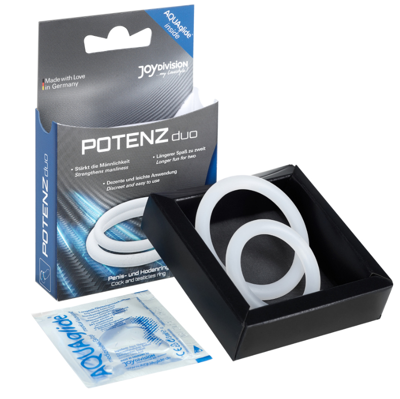 Bagues de tension duo en silicone — JOYDIVISION POTENZDUO