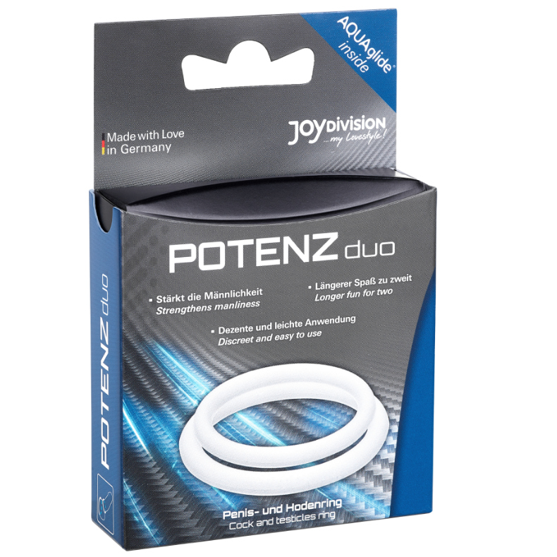 Bagues de tension duo en silicone — JOYDIVISION POTENZDUO