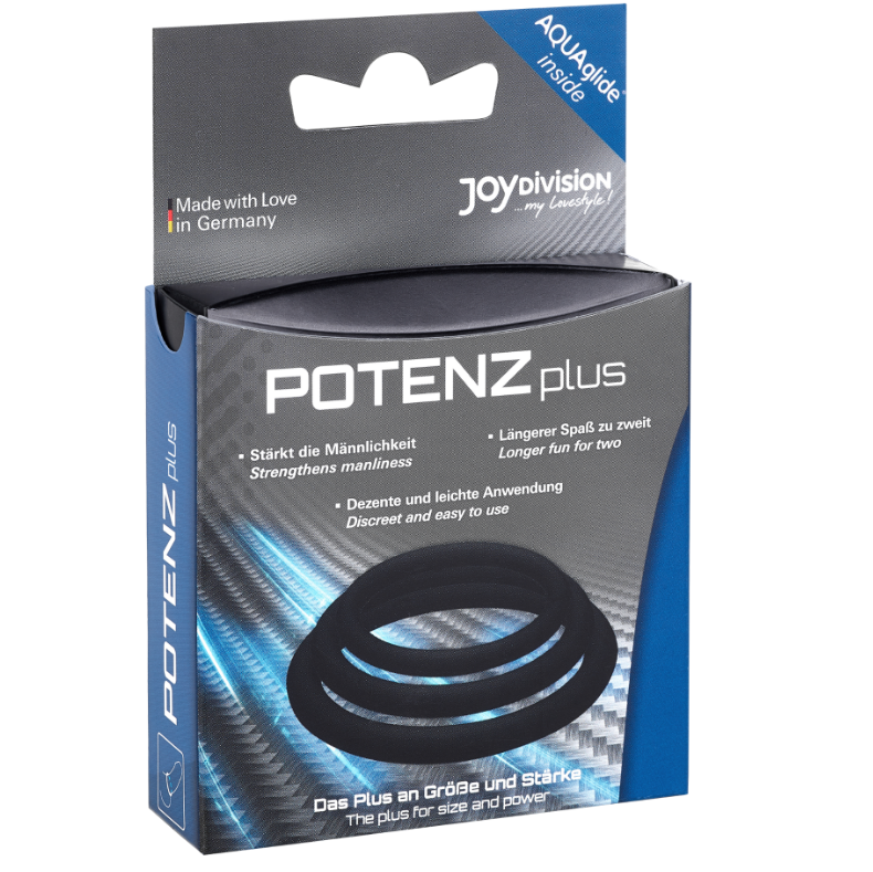 Lot de 3 anneaux péniens ajustables — JOYDIVISION POTENZDUO