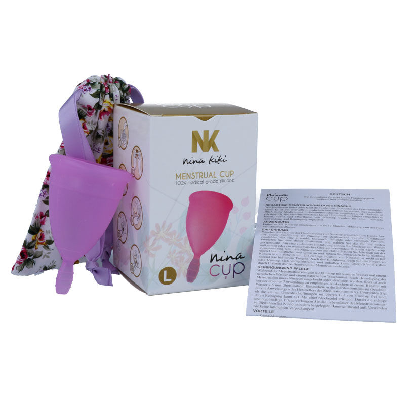 Coupe menstruelle réutilisable en silicone violet — NINA KIKÍ