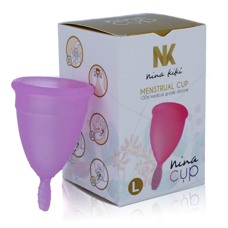 Coupe menstruelle réutilisable en silicone violet — NINA KIKÍ