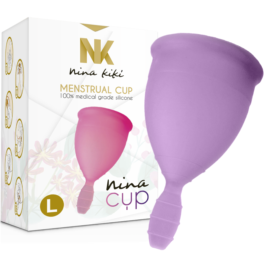 Coupe menstruelle réutilisable en silicone violet — NINA KIKÍ