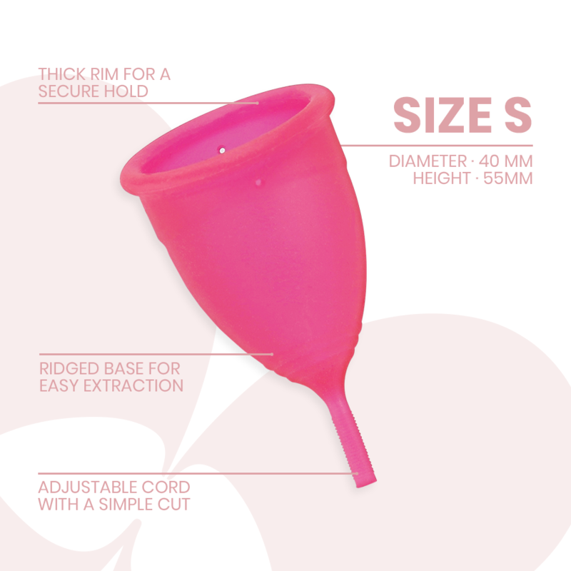 Coupe menstruelle en silicone médicale taille S — INTIMICHIC