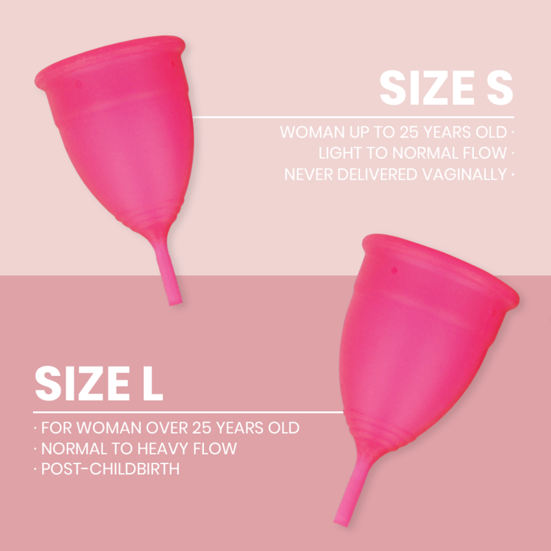 Coupe menstruelle en silicone médicale taille S — INTIMICHIC