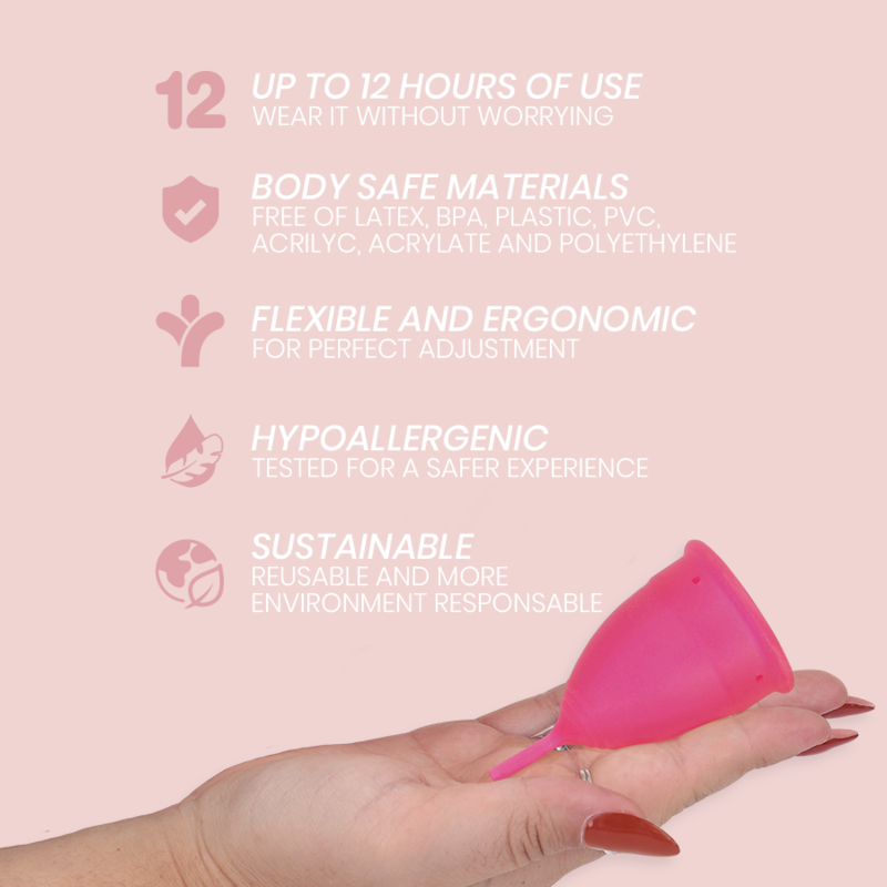 Coupe menstruelle en silicone médicale taille S — INTIMICHIC