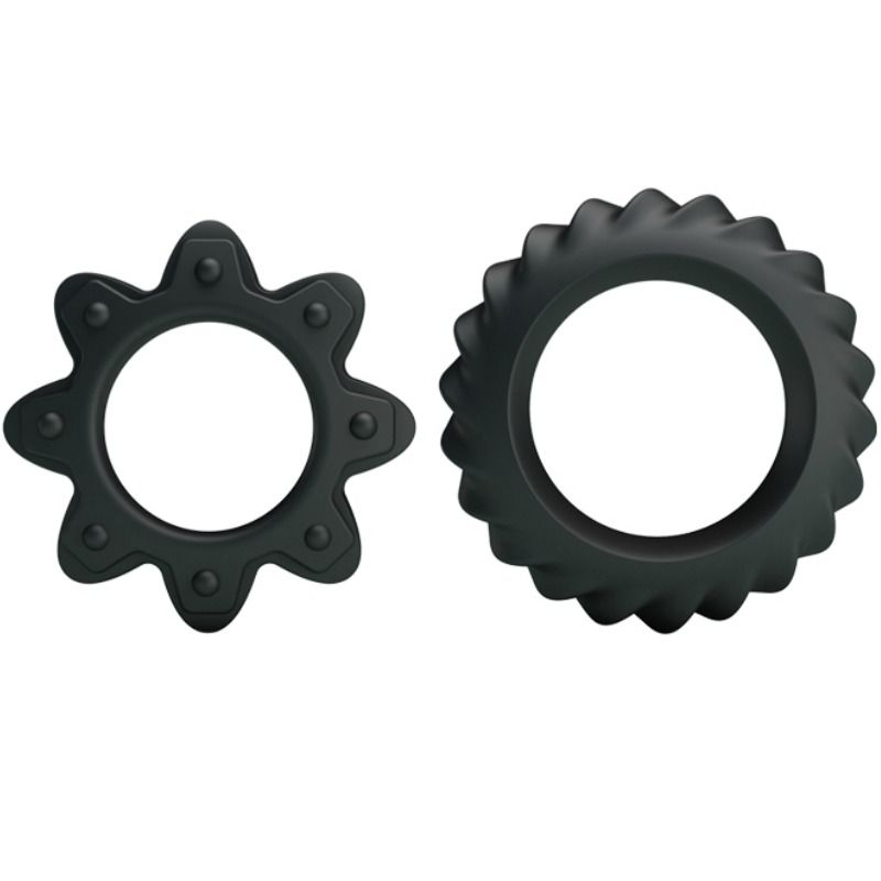 Kit de 2 anneaux fleuris en silicone — BAILE FOR HIM
