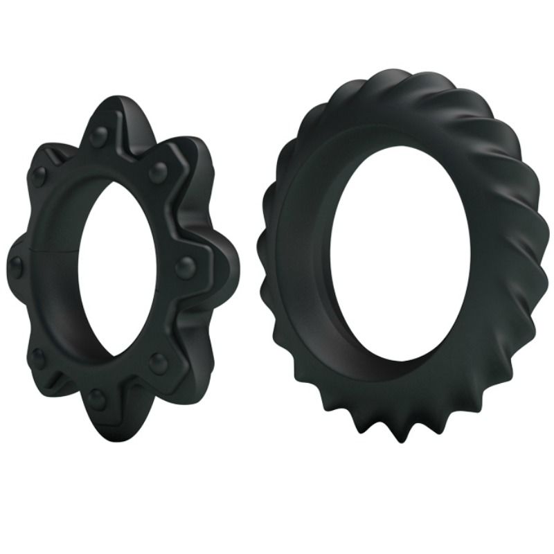Kit de 2 anneaux fleuris en silicone — BAILE FOR HIM