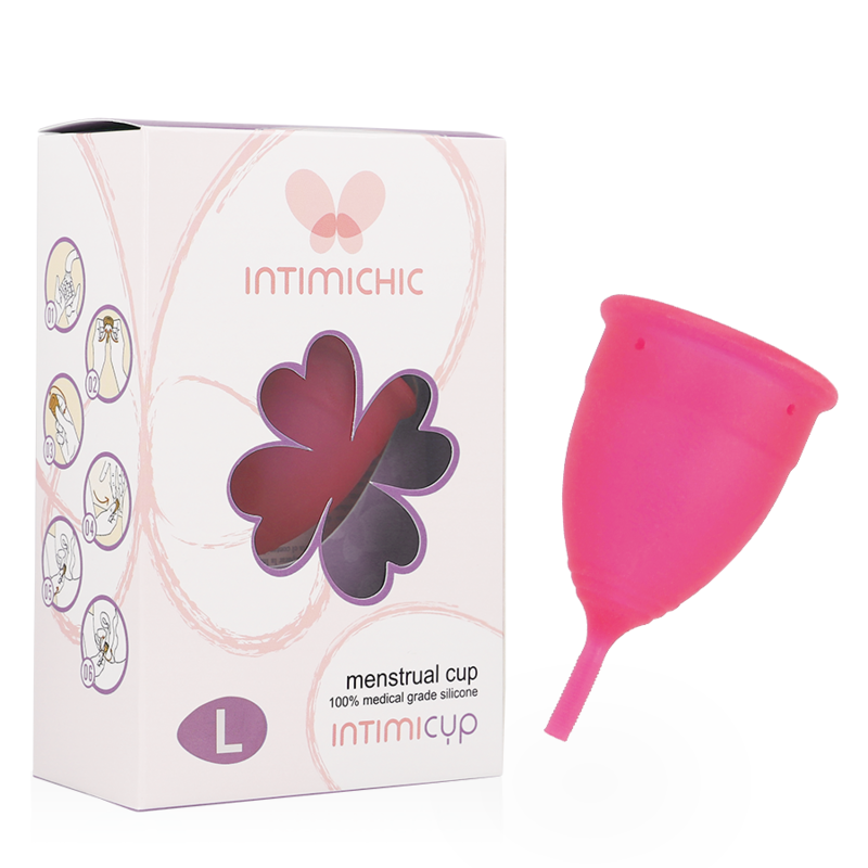 Coupe menstruelle en silicone médicale taille L — INTIMICHIC