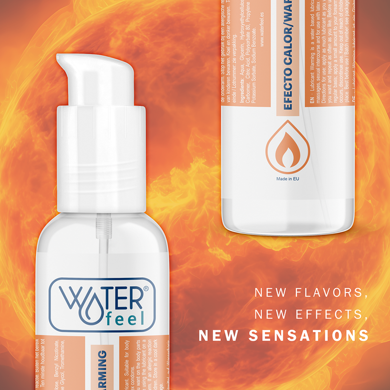 Lubrifiant effet chaleur soyeux — WATERFEEL