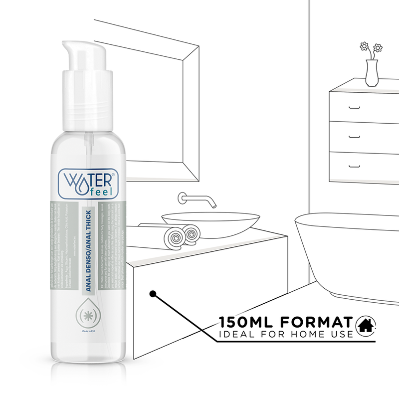 Lubrifiant anal soyeux à base d'eau — WATERFEEL