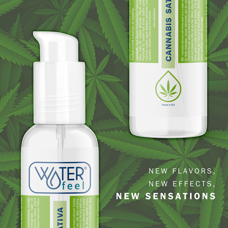Lubrifiant à base d'eau arôme cannabis — WATERFEEL