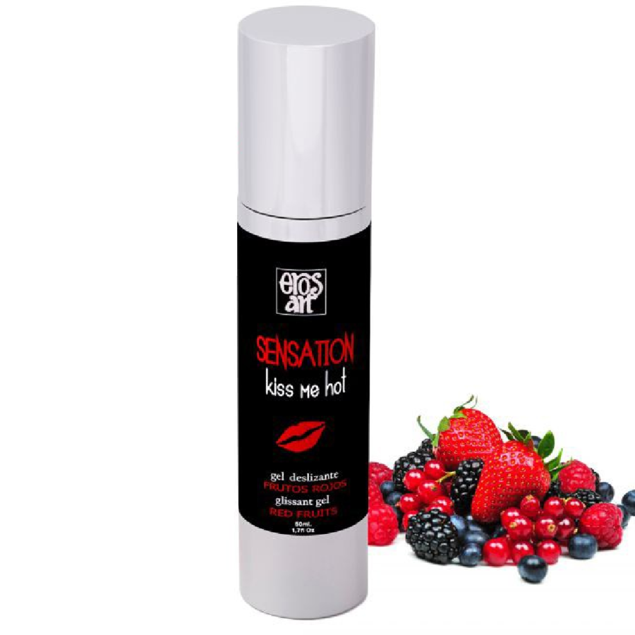 Lubrifiant naturel aux fruits rouges effet chauffant — EROS-ART