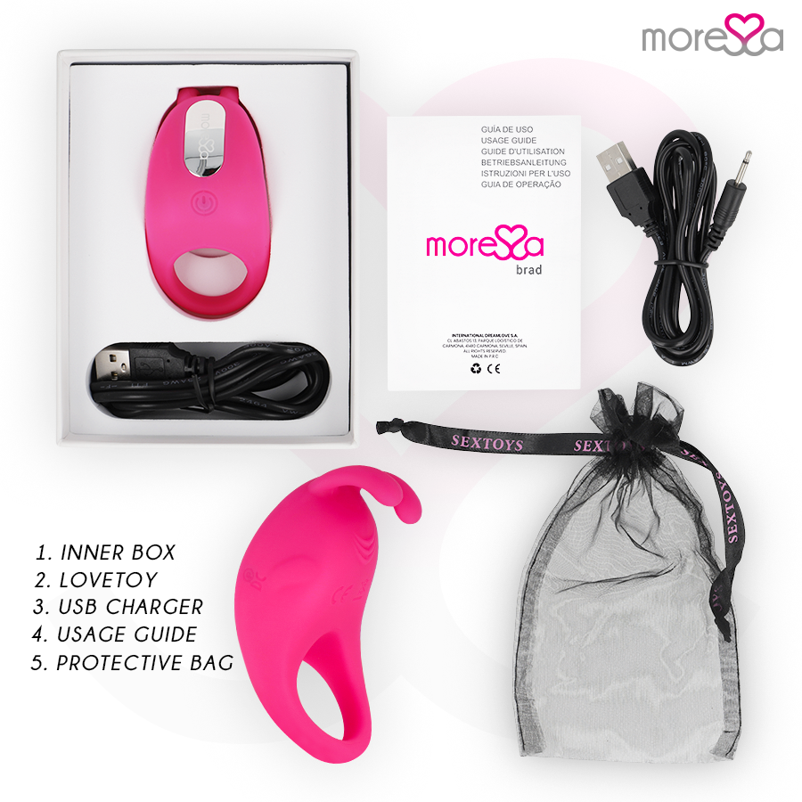 Brad, l'anneau vibrant rechargeable — MORESSA