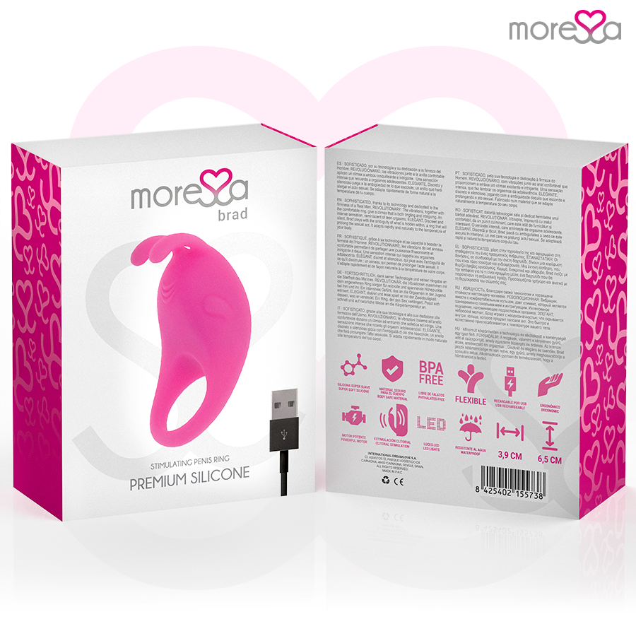 Brad, l'anneau vibrant rechargeable — MORESSA