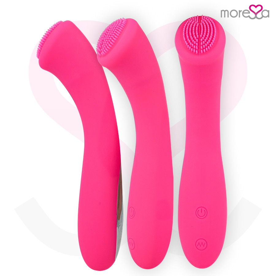 Vibromasseur rechargeable en silicone premium Celso — MORESSA