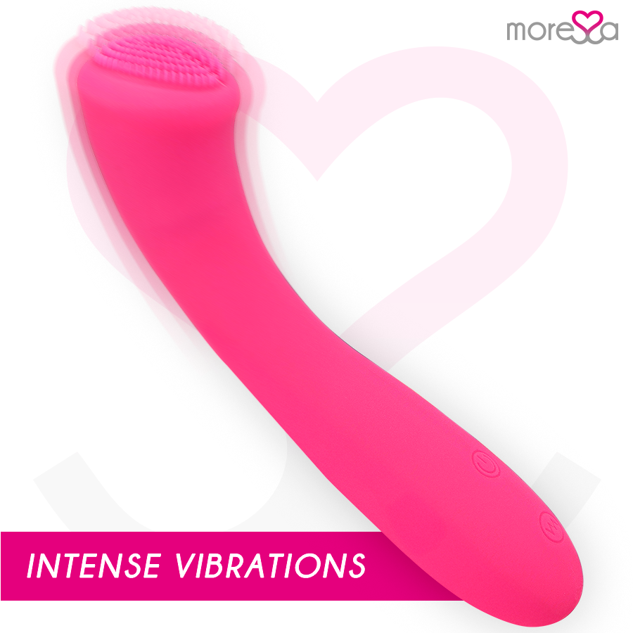 Vibromasseur rechargeable en silicone premium Celso — MORESSA