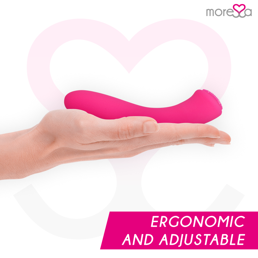 Vibromasseur rechargeable en silicone premium Celso — MORESSA