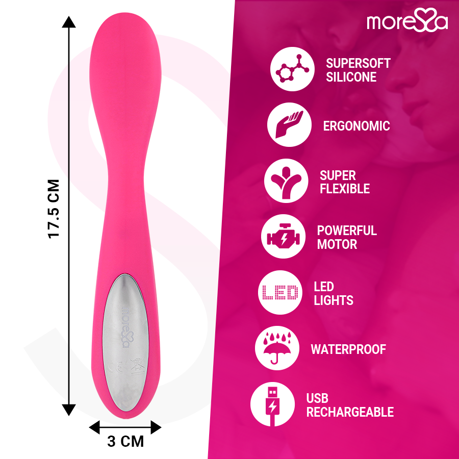 Stimulateur point G rechargeable Druso — MORESSA