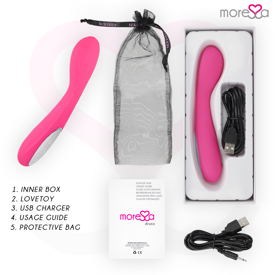 Stimulateur point G rechargeable Druso — MORESSA