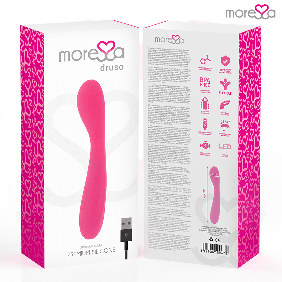 Stimulateur point G rechargeable Druso — MORESSA