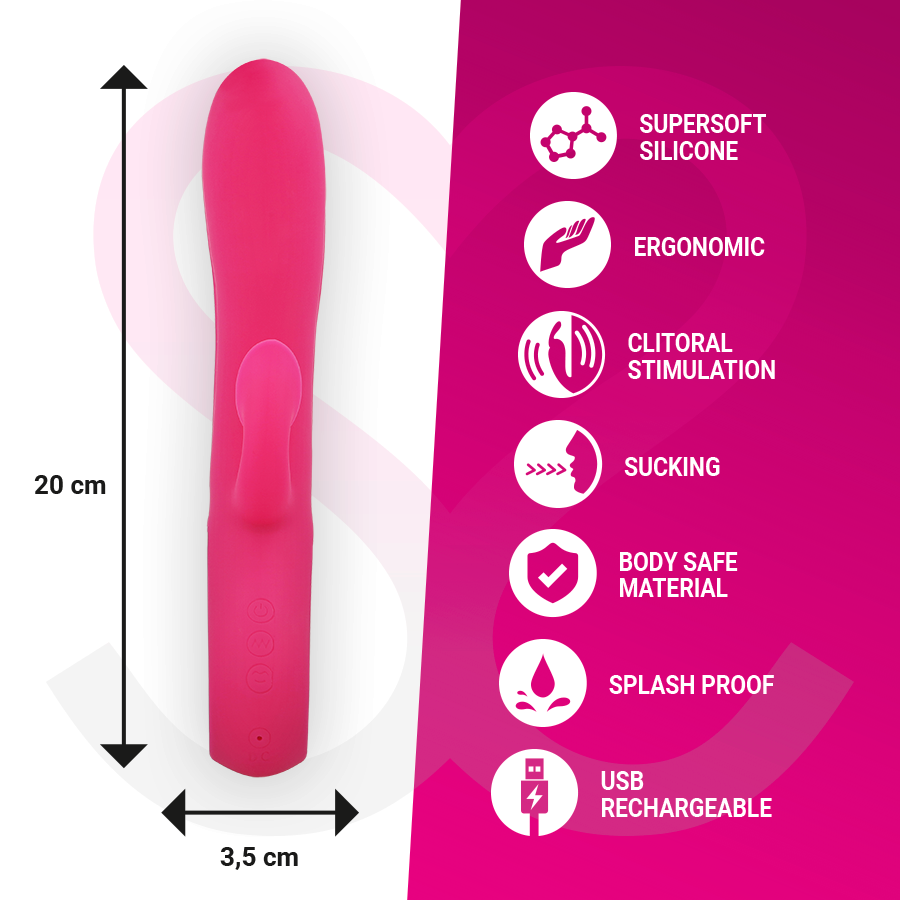 Stimulateur clitoridien à aspiration et vibrations puissantes — MORESSA