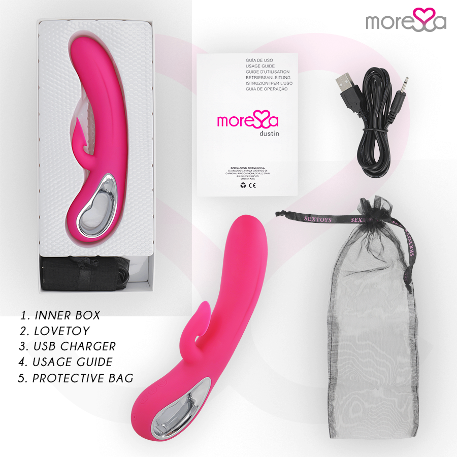 Stimulateur clitoridien à aspiration et vibrations puissantes — MORESSA