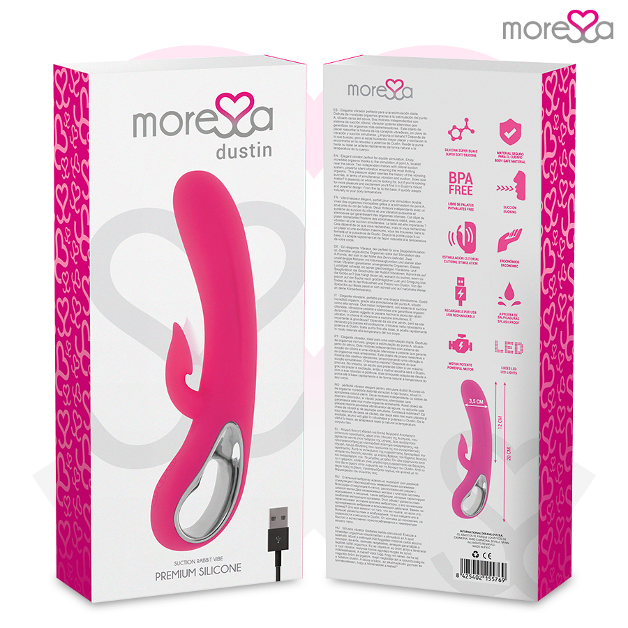 Stimulateur clitoridien à aspiration et vibrations puissantes — MORESSA